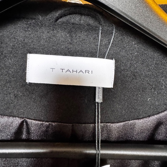 NWT Elie Tahari Marla Wool Blend Belted Lined Coat Size Large - Picture 6 of 9